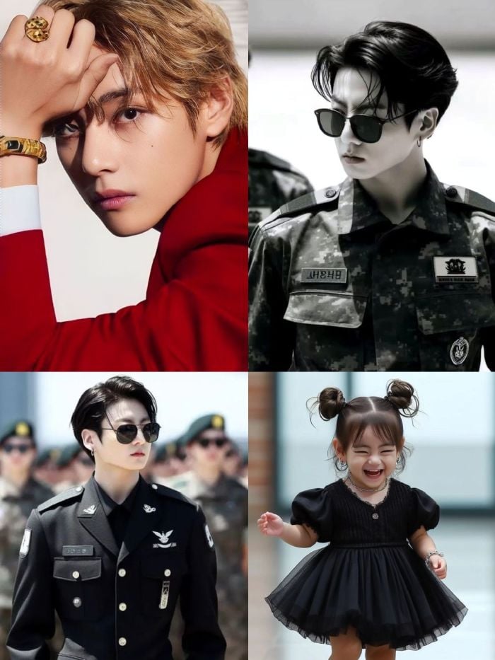 Military wife | kookv 3p (Mpreg )