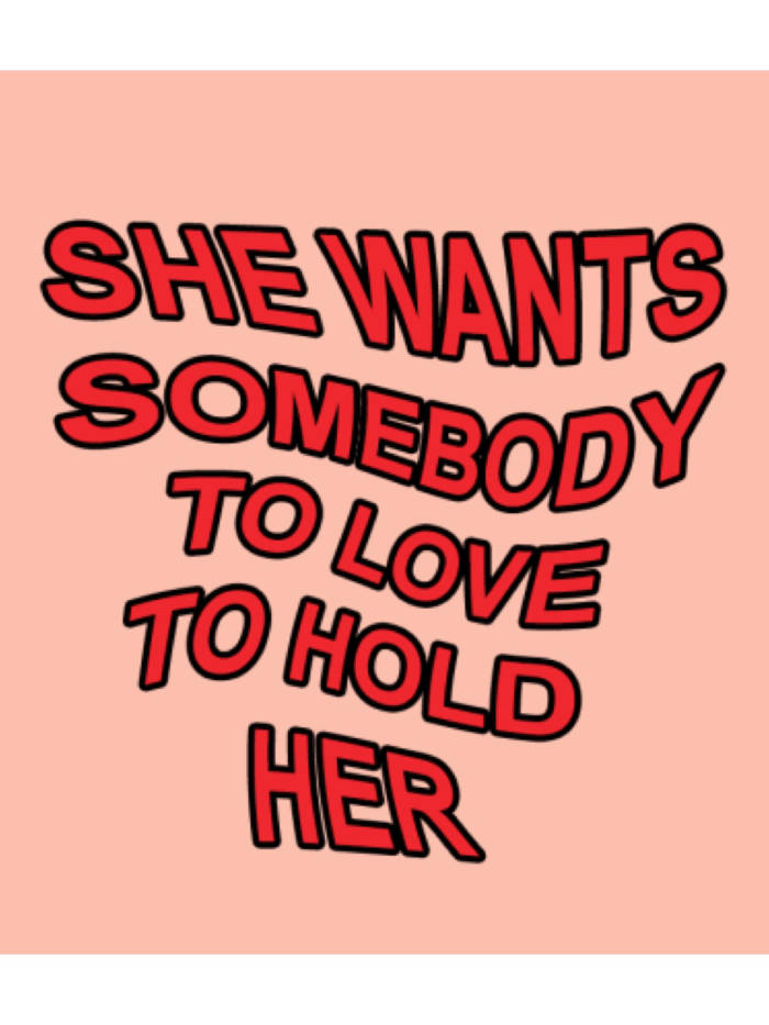 Somebody wants to see you. Red quotes aesthetic